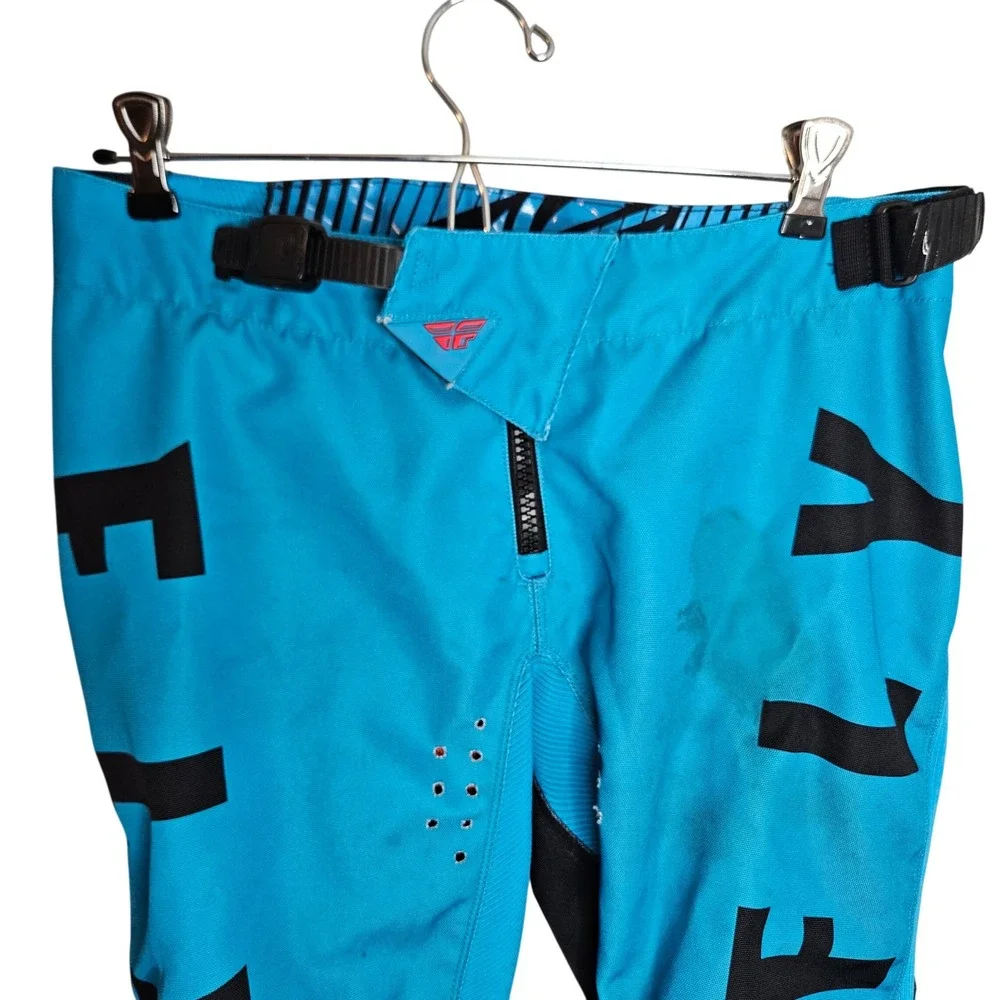 Fly Racing Motocross Pants‎ Blue Black Red MX Dirt Bike Riding Gear Zipper Lock